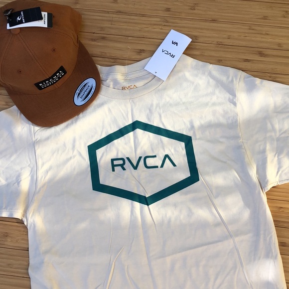 🔷🔹RVCA DOUBLE HEX TEE🔹🔷 - Picture 2 of 5